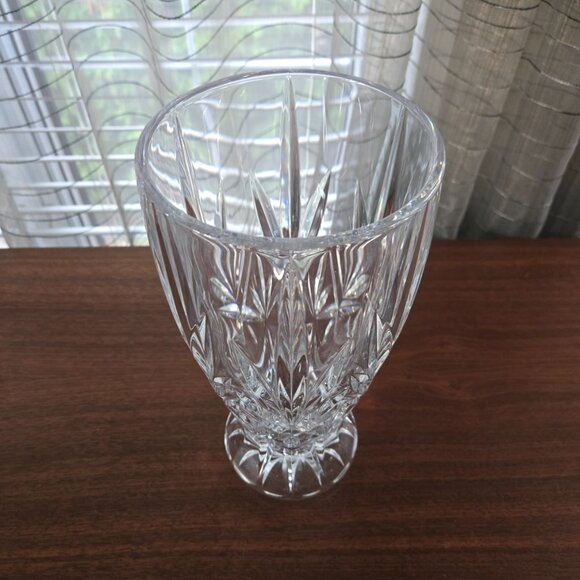 Cristal D'Arques France Tradition Vase, VTG Embossed Crystal Tall Vase 11.75" - Picture 3 of 13